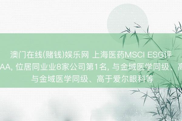 澳门在线(赌钱)娱乐网 上海医药MSCI ESG评级2026年守护AA, 位居同业业8家公司第1名, 与金域医学同级、高于爱尔眼科等
